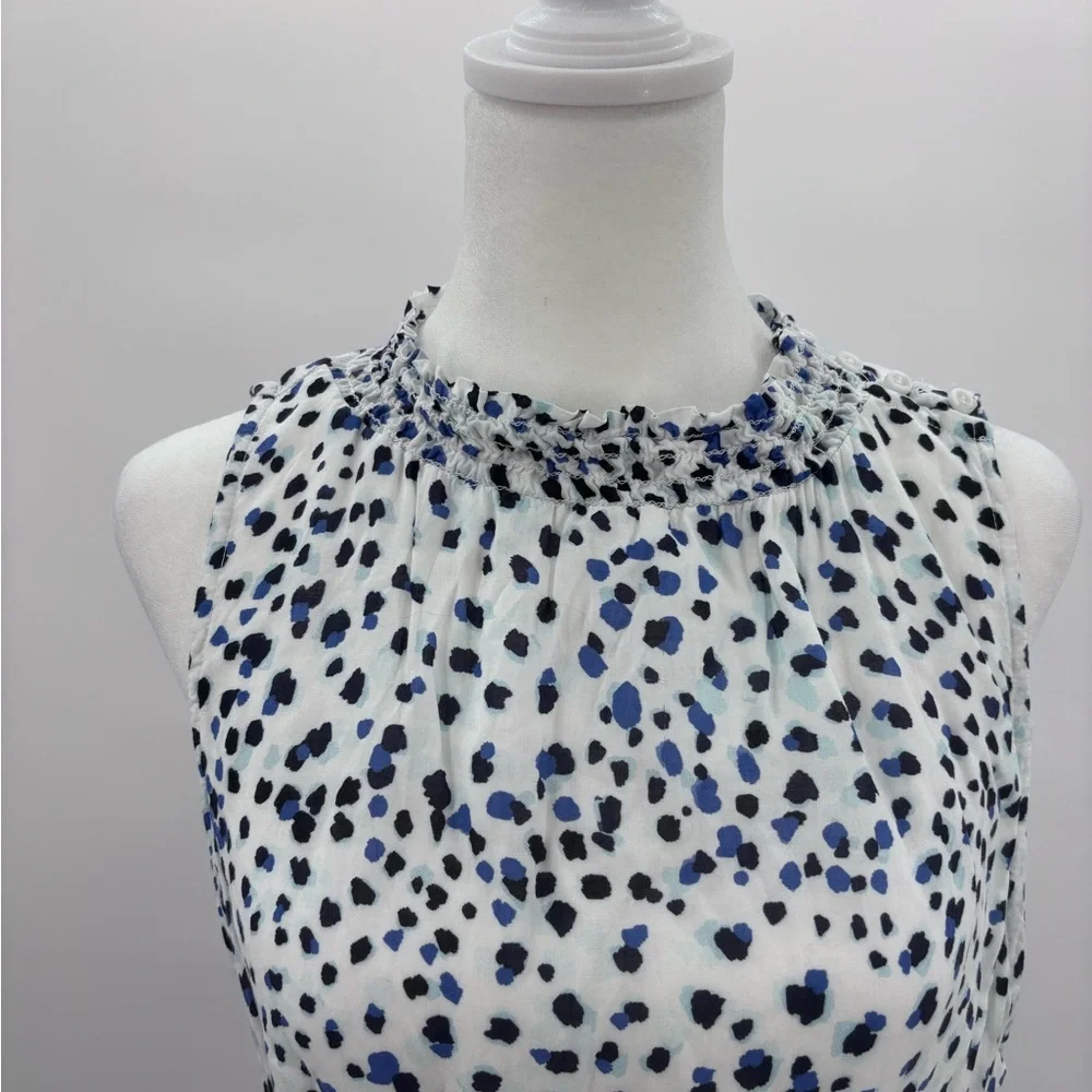 Bella Dahl Smocked Neck Dress by Cloth and Stone Anthropologie Size Large - Picture 7 of 8